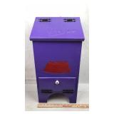 Purple Pet Bin