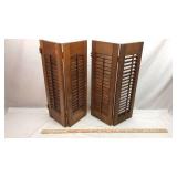 Pair of Wood Shutters