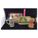 Coca-Cola Tray, Fenton Bicentennial Mug, Plus More