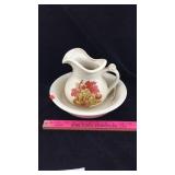 Vintage McCoy Pitcher and Bowl