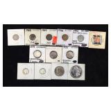 Old Pennies, Nickels, Dimes, Etc.