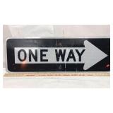 "One Way" Aluminum Road Sign