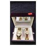 Gruen Precision Quartz Man /Ladies Watch Set