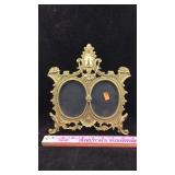 Brass Double Photo Stand