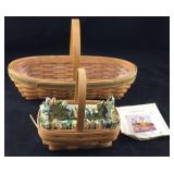 Two Longaberger Baskets From Early 2000