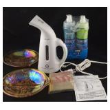 Clothes Steamer, Brita Bottles and Carnival Glass