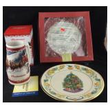 Budweiser and Lenox Boxed Xmas Items