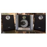 Philips Micro Stereo CD System Including Speakers