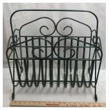 Wrought Iron Magazine Rack