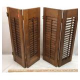 Pair of Wood Shutters