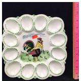 Italian Rooster Deviled Egg Plate