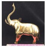 Brass Elephant Figure