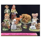 Porcelain Figurines of Animals, Angels, Etc.