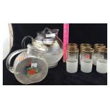 Vintage Pitchers and Glasses