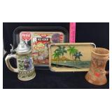 Coca-Cola Tray, Fenton Bicentennial Mug, Plus More