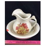 Vintage McCoy Pitcher and Bowl