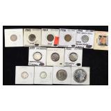 Old Pennies, Nickels, Dimes, Etc.