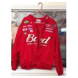 Bud king of beers NASCAR jacket