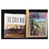 2 Large Illustrated Civil War Books
