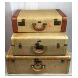 Vintage Luggage Indestructo and Beckers