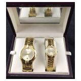 Gruen Precision Quartz Man /Ladies Watch Set
