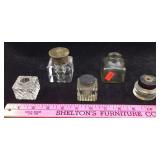 Old Glass Inkwells