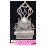 Decorative Metal Inkwell Stand