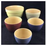 5 Piece Ceramic Mixing Bowl Set