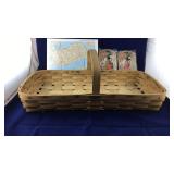 Long Stemmed Flower Gathering Basket and Puzzle