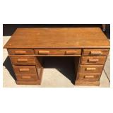 Vintage Oak Office Desk