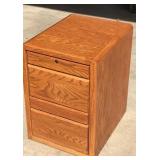 Oak File Cabinet