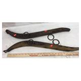 Horse Hames -Set, Oak,Wood and Metal