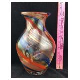 Colorful Glass Vase