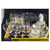 Glass & Crystal Stemware and Music Boxes
