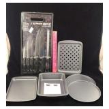 New Knife Set & Baking Pan Set
