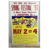 Original "So. Md. 4th Annual Spring Festival"