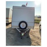 Single-axle Enclosed Cargo Trailer 6'6' X 12'