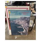 MONTE CARLO FRAMED POSTER