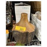 WOOD TURNED VASE