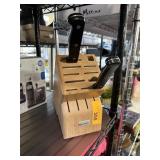 WUSTHOFF KNIFE BLOCK W 2 KNIVES