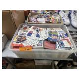 LARGE BIN OF MIXED SPORTS CARDS