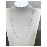 STERLING SILVER CHAIN NECKLACE