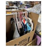 LOT OF CLOTHES INSIDE WARDROBE BOX