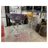 4PC MARTINI GLASSES