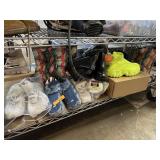 LARGE LOT OF NEW SHOES / BOOTS MIXED SIZES