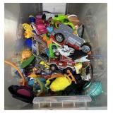 BIN OF MIXED TOYS
