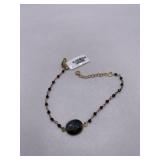 STERLING SILVER & SAPPHIRE CENTER STONE NECKLACE