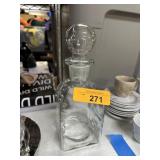 GLASS WHISKEY DECANTER