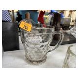 VINTAGE GLASS HONEYCOMB LEMONADE PITCHER