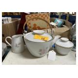 PORCELAIN CHINA TEA SET NORITAKE ROSEVILLE